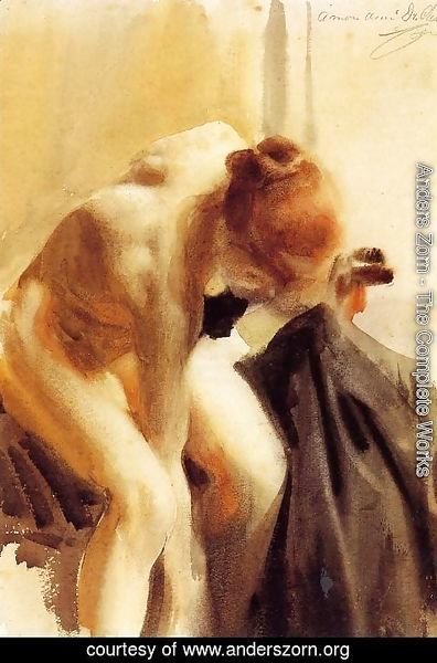 Anders Zorn - A Female Nude