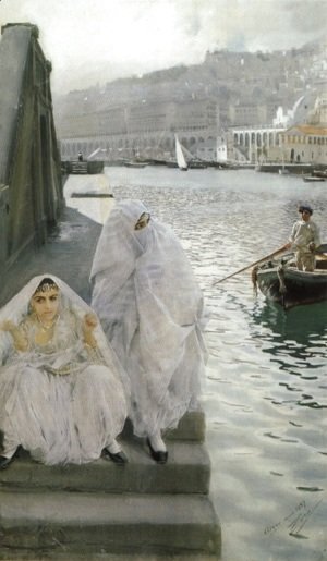 Anders Zorn - In the Harbour of Algiers