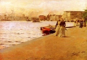 Anders Zorn - View from the Ship Island pier