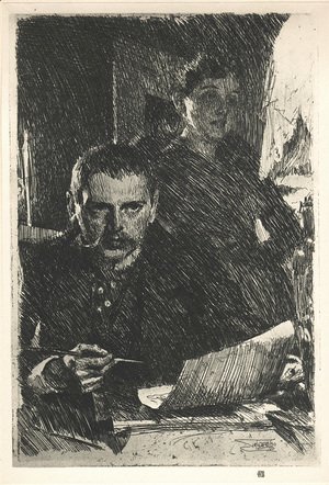Anders Zorn - Zorn and his Wife