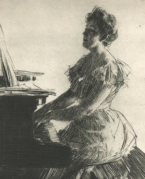 Anders Zorn - At the Piano
