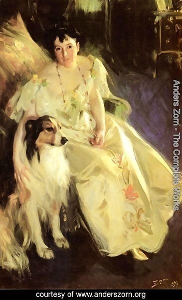 Anders Zorn - Mrs  Bacon