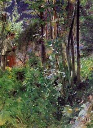 Anders Zorn - A Woman in a Forest