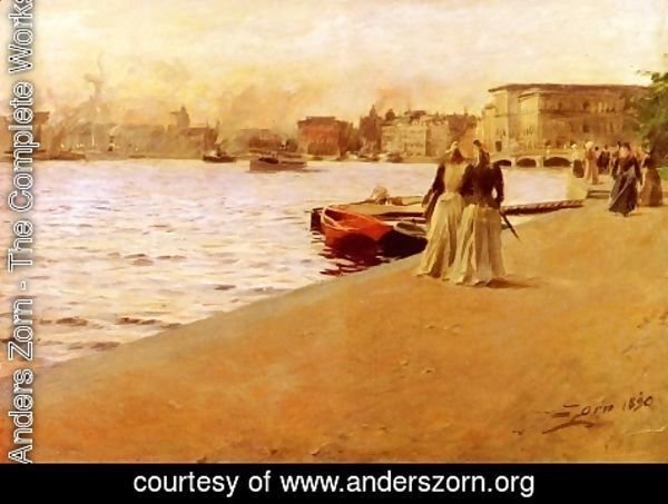 Anders Zorn - View from the Ship Island pier